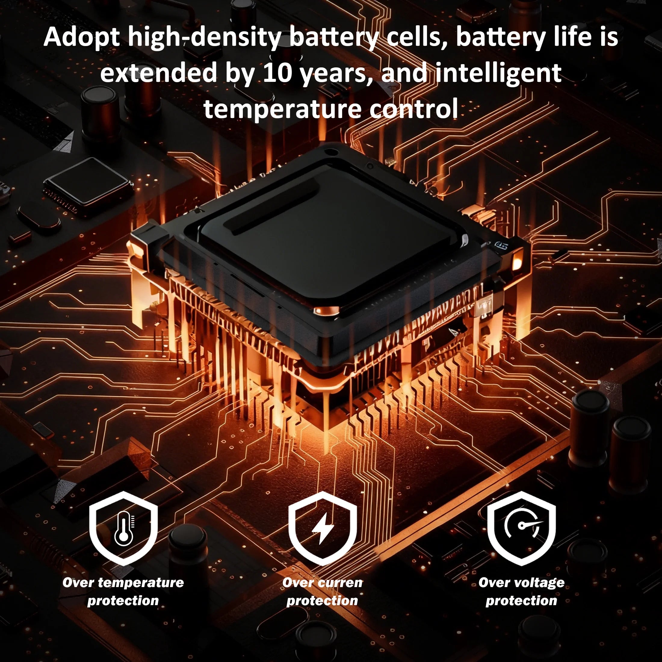 SolarGo 38800mAh Lightweight Universal Power Pack with Built-in Cables